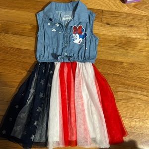 Minnie Mouse 4th of July dress